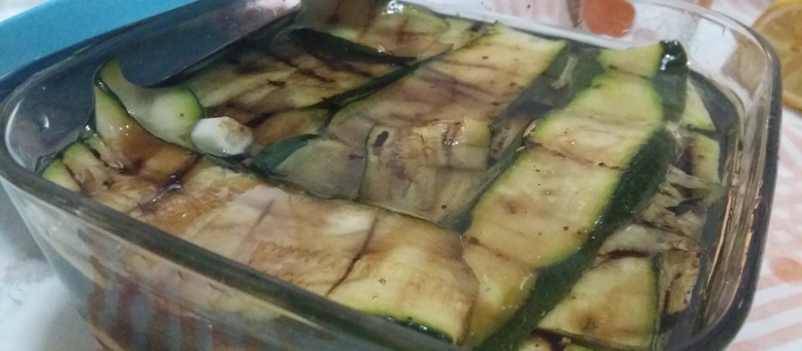Zucchine arrostite sott’olio