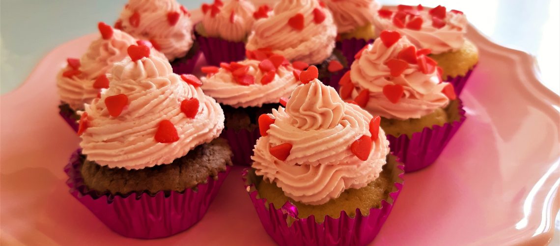 Mini cupcake di San Valentino